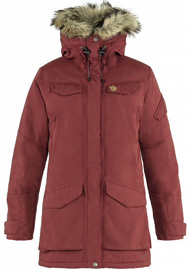 Парка женская Fjallraven Nuuk Parka Red Oak - Фото 1 большая