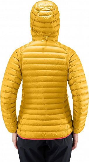 Куртка женская Haglofs Rapid Mimic Hood Pumpkin Yellow - Фото 5 большая