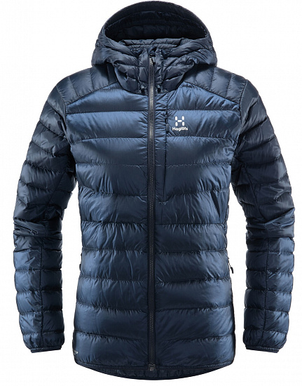 Куртка женская Haglofs Roc Down Hood Tarn Blue - Фото 1 большая