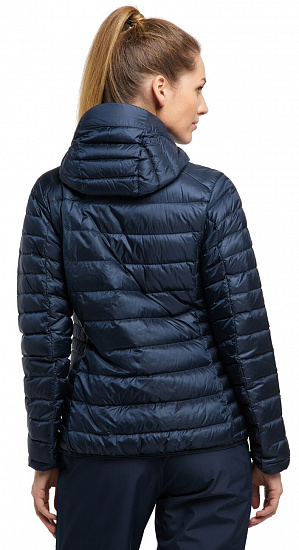 Куртка женская Haglofs Roc Down Hood Tarn Blue - Фото 4 большая