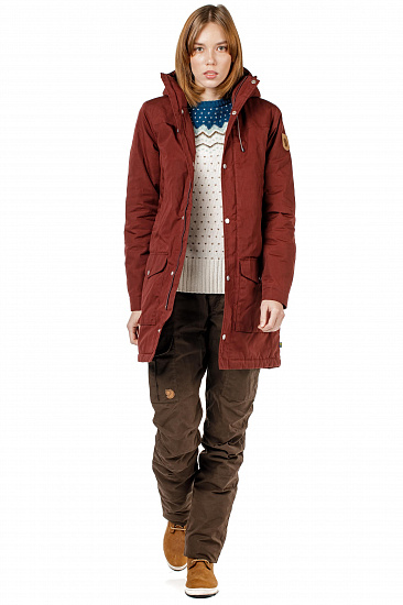 Парка женская Fjallraven Greenland Winter Marron - Фото 2 большая