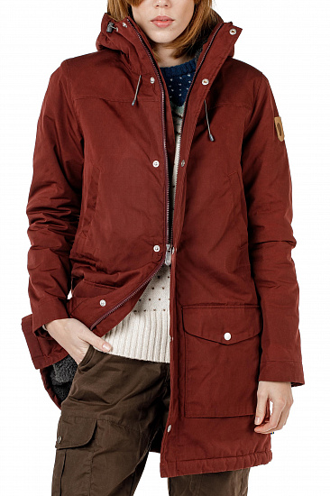 Парка женская Fjallraven Greenland Winter Marron - Фото 8 большая