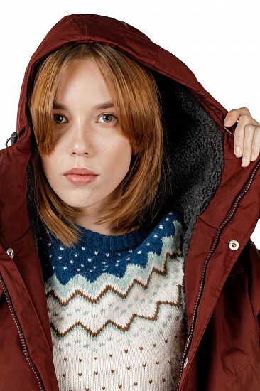 Парка женская Fjallraven Greenland Winter Marron - Фото 9 большая