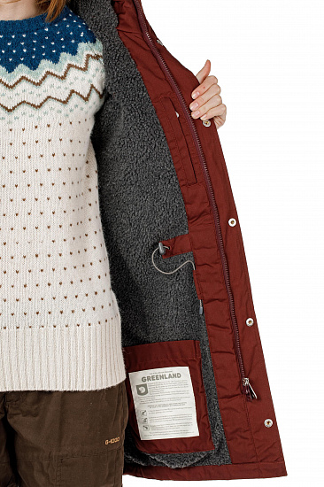 Парка женская Fjallraven Greenland Winter Marron - Фото 10 большая