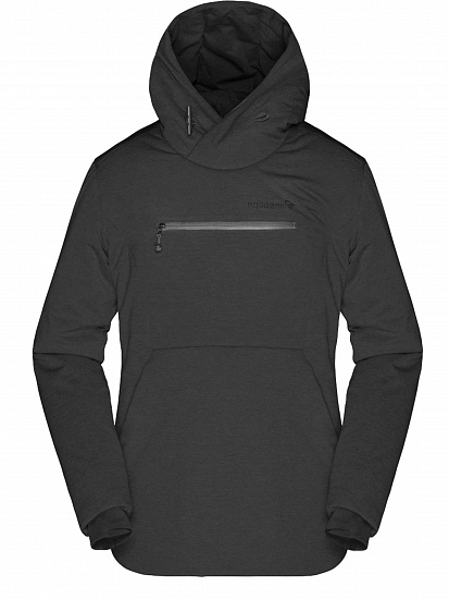 Куртка женская Norrona Roldal Thermo100 Hood Caviar - Фото 1 большая