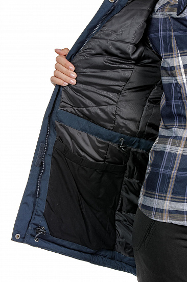 Парка женская Fjallraven Nuuk Parka Dark Navy - Фото 14 большая