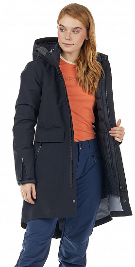 Куртка женская Norrona Oslo Gore-Tex Down 850 Caviar - Фото 4 большая