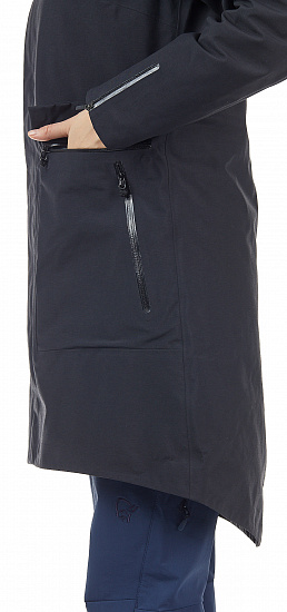 Куртка женская Norrona Oslo Gore-Tex Down 850 Caviar - Фото 10 большая