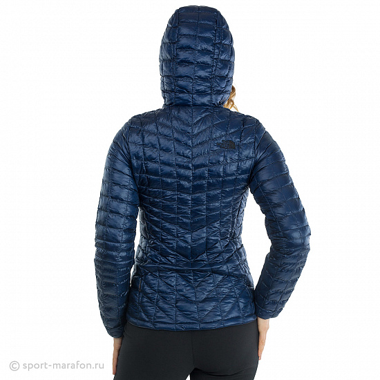 Куртка женская The North Face Thermoball Hoodie Cosmic Blue - Фото 3 большая