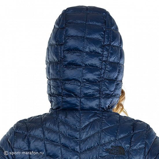 Куртка женская The North Face Thermoball Hoodie Cosmic Blue - Фото 4 большая