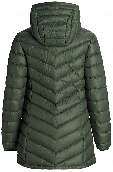 Пальто женское Peak Performance Frost Down Thrill Green - Фото 3 большая