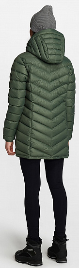 Пальто женское Peak Performance Frost Down Thrill Green - Фото 9 большая