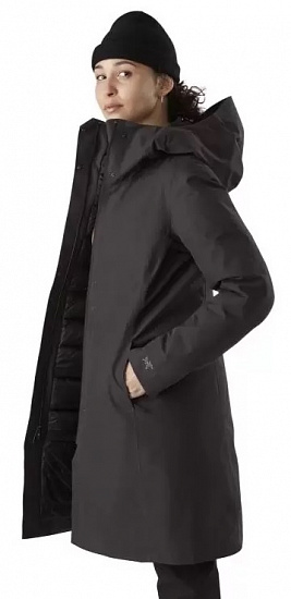 Куртка женская Arcteryx Patera Parka Black - Фото 5 большая