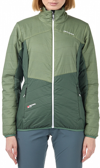 Куртка женская Ortovox Swisswool Dufour Green Isar - Фото 1 большая
