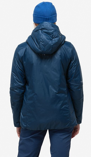 Куртка женская Norrona Falketind Thermo60 Hood Indigo Night - Фото 3 большая