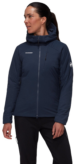 Куртка женская Mammut Rime IN Flex Hooded Marine - Фото 2 большая