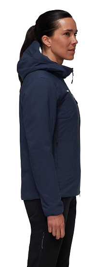 Куртка женская Mammut Rime IN Flex Hooded Marine - Фото 4 большая