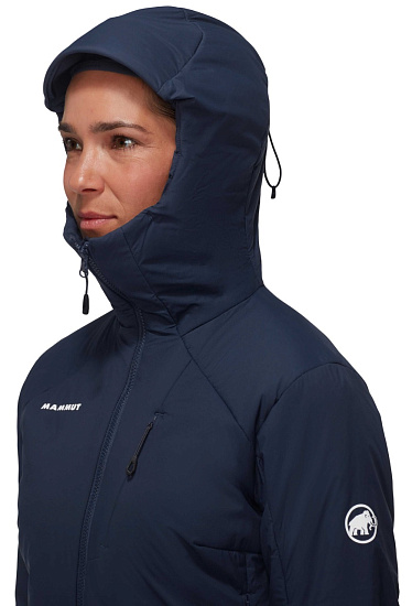 Куртка женская Mammut Rime IN Flex Hooded Marine - Фото 5 большая