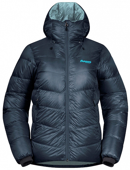 Куртка женская Bergans Senja Down Orion Blue/Misty Forest - Фото 1 большая