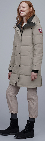 Куртка женская Canada Goose Shelburne Parka Limestone - Фото 4 большая