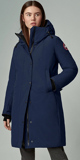 Пальто женское Canada Goose Sherbrooke Parka Atlantic Navy - Фото 3 большая