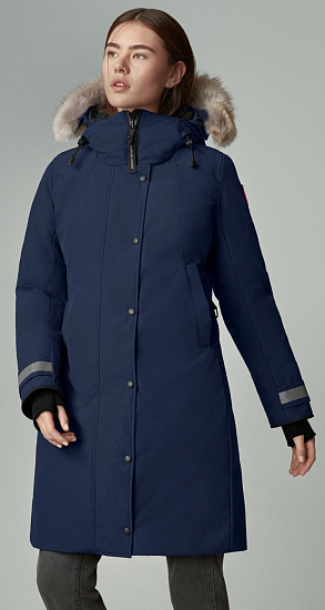 Пальто женское Canada Goose Sherbrooke Parka Atlantic Navy - Фото 4 большая