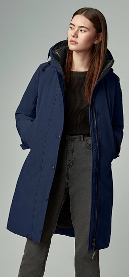 Пальто женское Canada Goose Sherbrooke Parka Atlantic Navy - Фото 5 большая