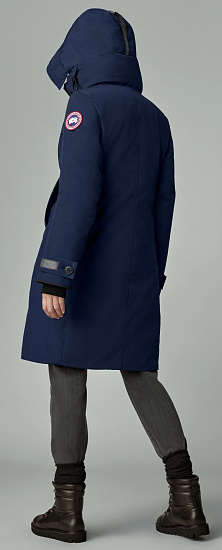 Пальто женское Canada Goose Sherbrooke Parka Atlantic Navy - Фото 7 большая