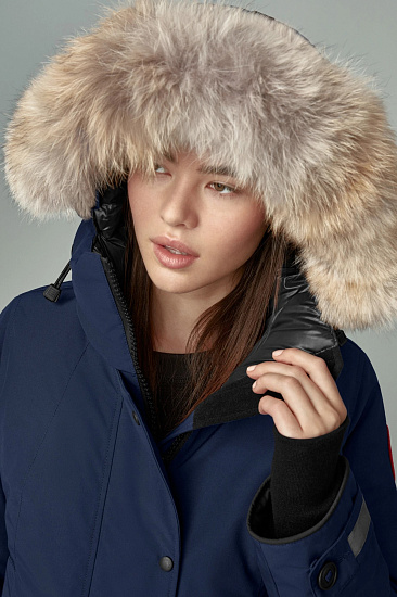 Пальто женское Canada Goose Sherbrooke Parka Atlantic Navy - Фото 9 большая