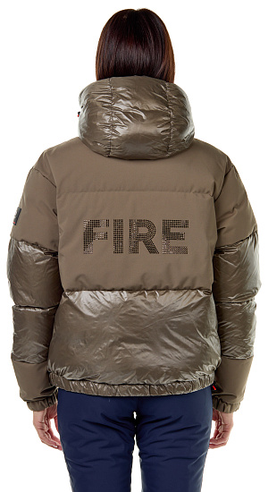 Куртка женская Bogner Fire+Ice Asta-D Army Green - Фото 4 большая