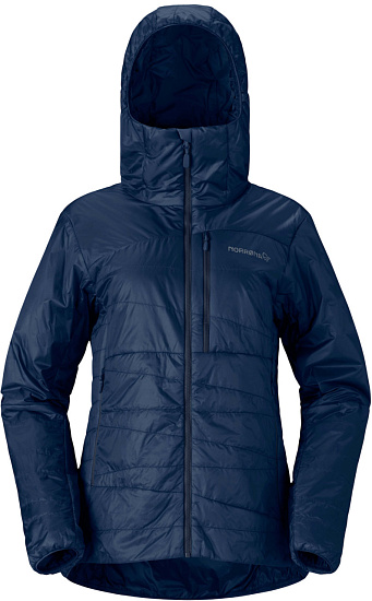 Куртка женская Norrona Falketind Thermo40 Zip Hood Indigo Night - Фото 1 большая