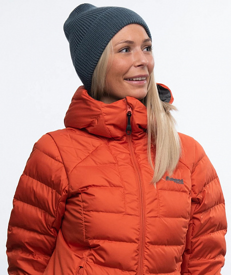 Куртка женская Bergans Roros Down Hybrid Brick - Фото 5 большая