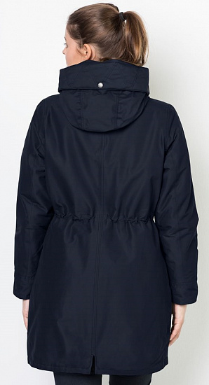 Куртка женская Jack Wolfskin Rocky Point Parka Midnight Blue - Фото 5 большая