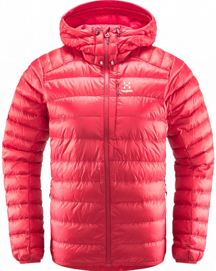 Куртка женская Haglofs Roc Down Hood Scarlet Red - Фото 1 большая