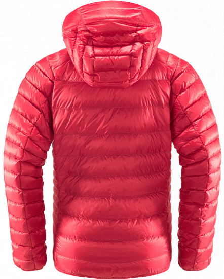 Куртка женская Haglofs Roc Down Hood Scarlet Red - Фото 2 большая
