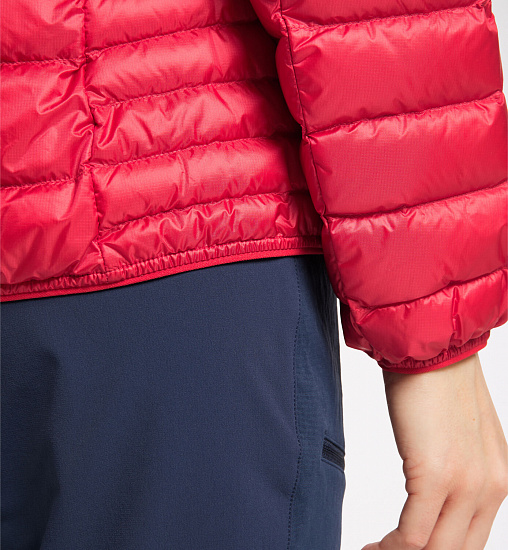 Куртка женская Haglofs Roc Down Hood Scarlet Red - Фото 11 большая