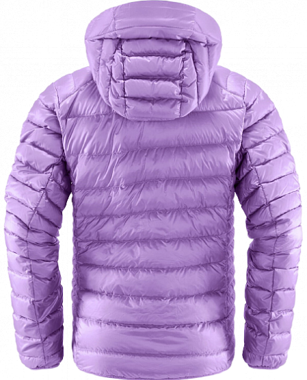 Куртка женская Haglofs Roc Down Hood Purple Ice - Фото 2 большая