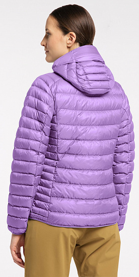 Куртка женская Haglofs Roc Down Hood Purple Ice - Фото 4 большая