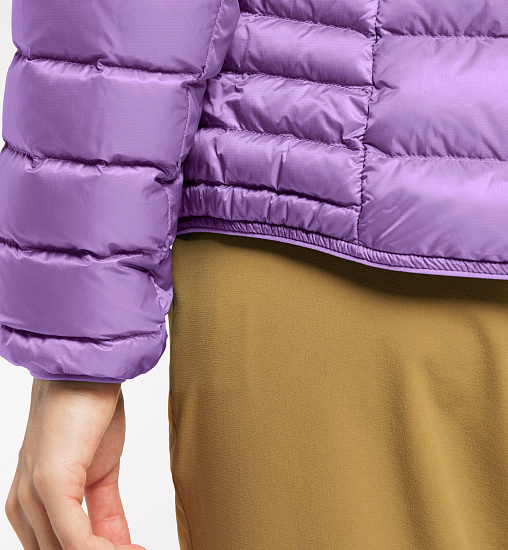 Куртка женская Haglofs Roc Down Hood Purple Ice - Фото 11 большая