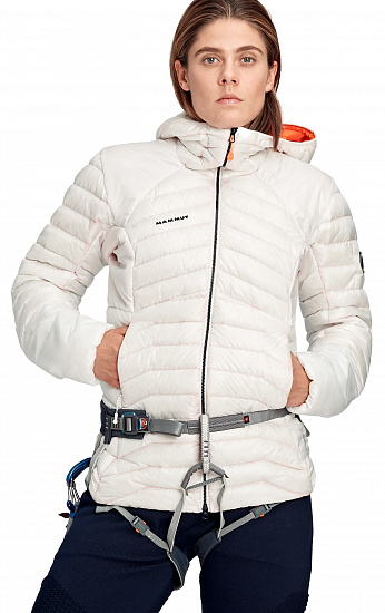 Куртка женская Mammut Eigerjoch Advanced IN Hooded Bright White - Фото 4 большая