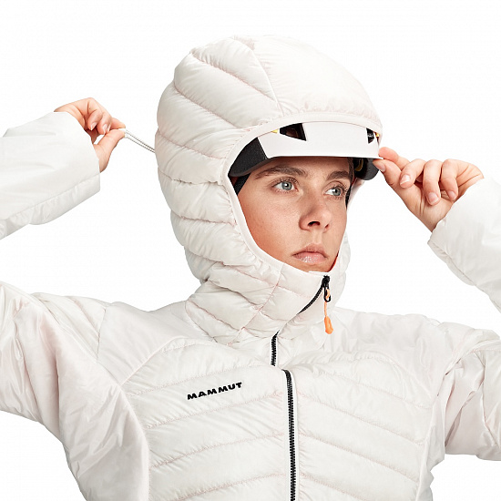 Куртка женская Mammut Eigerjoch Advanced IN Hooded Bright White - Фото 7 большая