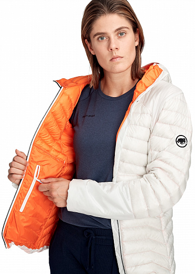 Куртка женская Mammut Eigerjoch Advanced IN Hooded Bright White - Фото 8 большая