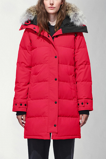 Парка женская Canada Goose Shelburne Parka Red - Фото 2 большая