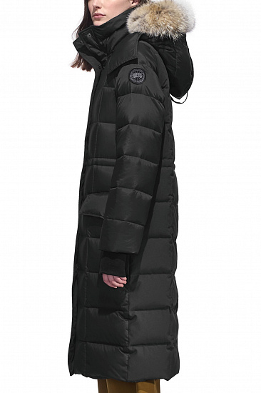 Пальто женское Canada Goose Lunenburg Parka Black - Фото 3 большая