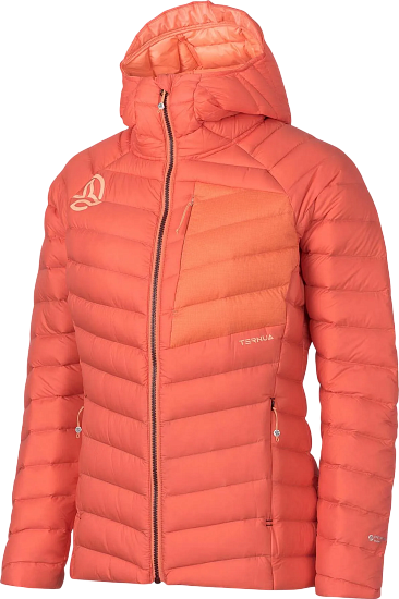 Куртка женская Ternua Vilman 2.0 Hood Down Living Coral - Фото 1 большая