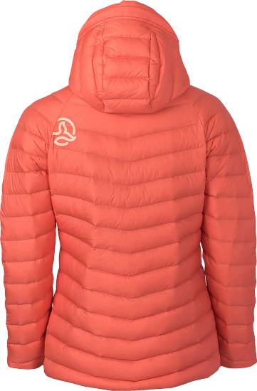 Куртка женская Ternua Vilman 2.0 Hood Down Living Coral - Фото 2 большая