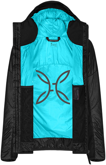 Куртка женская Montura Force Black/Turquoise - Фото 3 большая