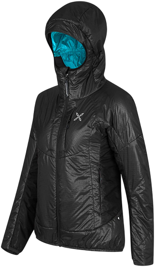 Куртка женская Montura Force Black/Turquoise - Фото 4 большая