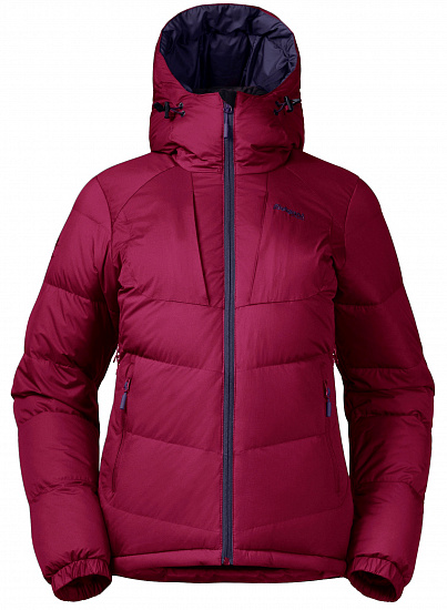 Куртка женская Bergans Sauda Down BeetRed/PurpleVelvet - Фото 1 большая