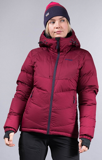 Куртка женская Bergans Sauda Down BeetRed/PurpleVelvet - Фото 2 большая